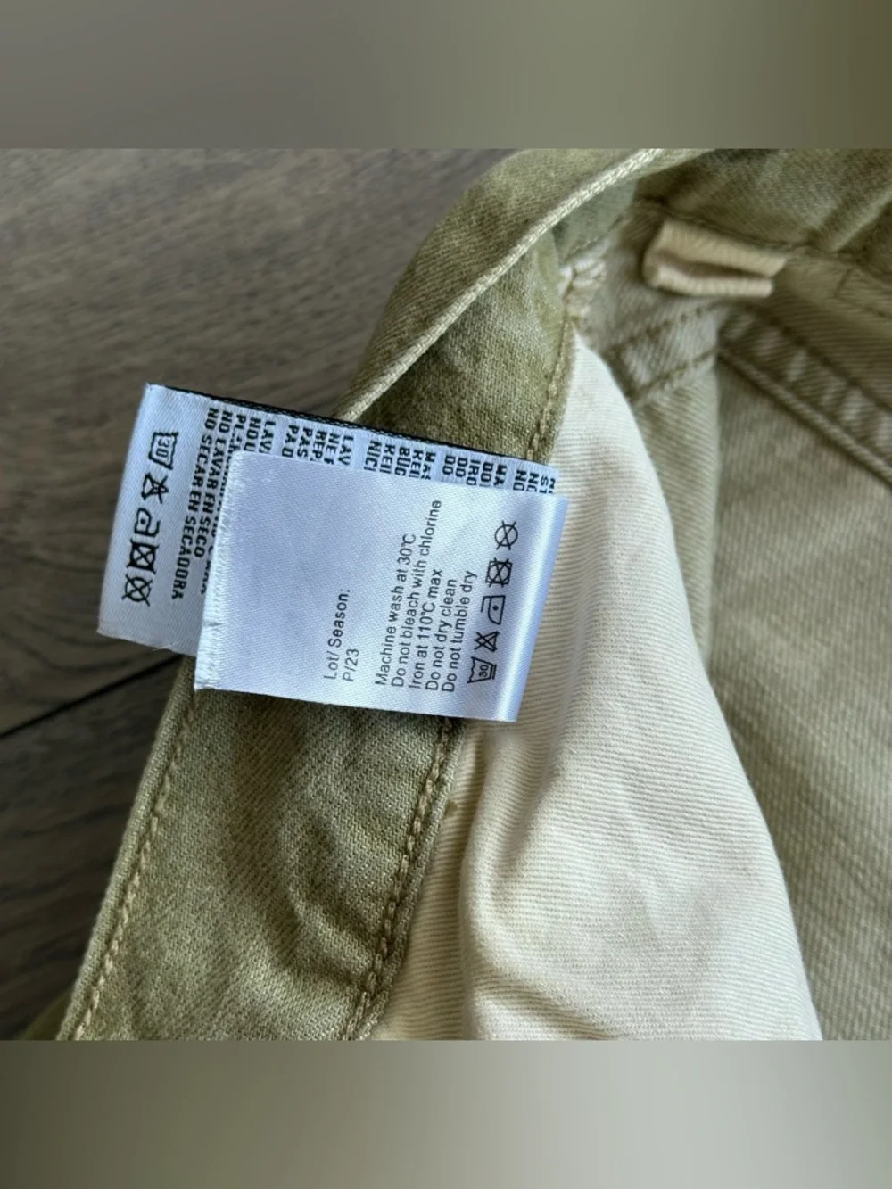 R13 Crossover Distressed Moss Green Jeans - Picture 11 of 14